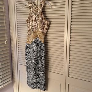 H&M body on midi dress